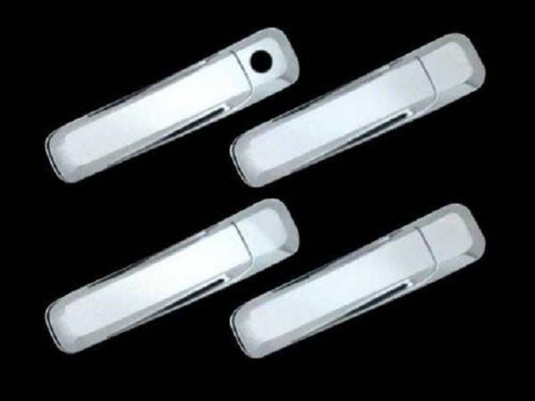 QAA - DH54090 Chrome Plated ABS plastic Door Handle Cover 8Pc 2014-2022 Jeep Cherokee QAA