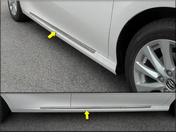 QAA - TH18131 Stainless Steel Rocker Panel Trim 2Pc 2018-2024 Toyota Camry QAA