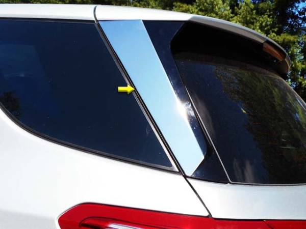 QAA - RW58160 Stainless Steel RearHatch Window Set 2Pc 2018-2024 Chevrolet Equinox QAA