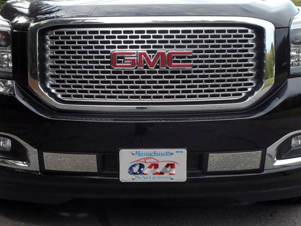 QAA - FB55297 Stainless Steel Front Bumper Accent 2Pc 2015-2020 GMC Yukon QAA