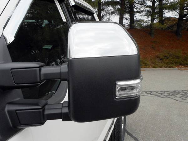 QAA - MC57320 Chrome Plated ABS plastic Mirror Cover 2Pc 2018-2022 Ford F-250 & F-350 Super Duty QAA