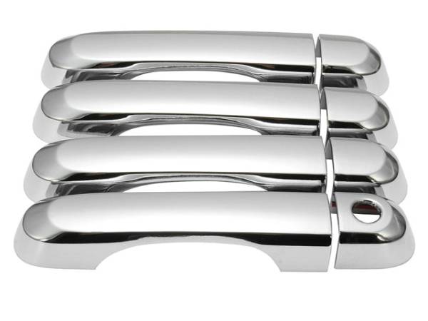 QAA - DH55070 Chrome Plated ABS plastic Door Handle Cover 8Pc 2015-2023 Jeep Renegade QAA