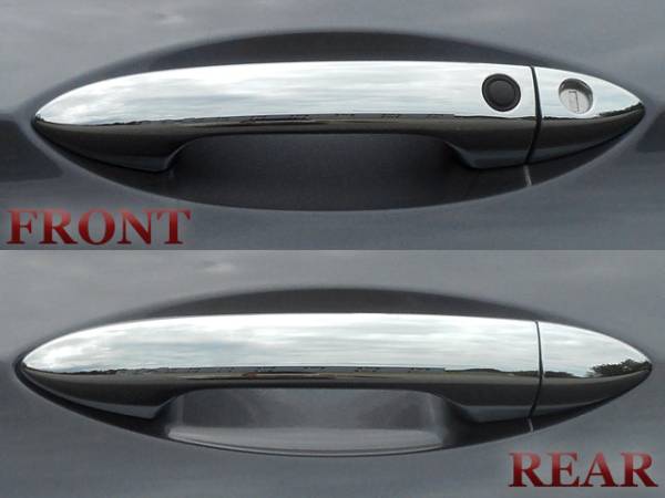 QAA - DH16261 Chrome Plated ABS plastic Door Handle Cover 8Pc 2016-2022 Honda Pilot QAA