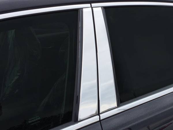 QAA - PP17845 Stainless Steel Pillar Trim 4Pc 2017-2021 Kia Cadenza QAA