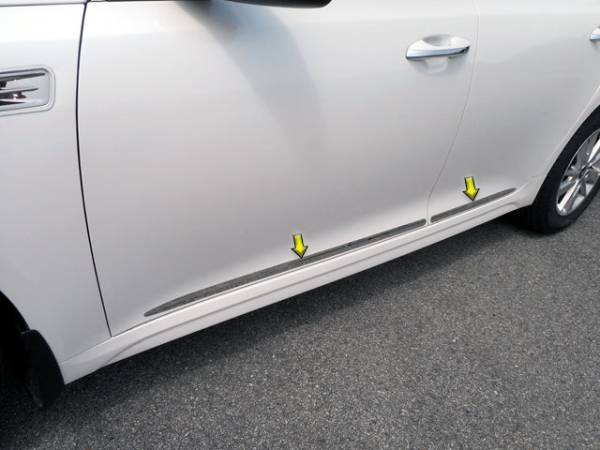 QAA - AT16806 Stainless Steel Side Accent Trim 4Pc 2016-2020 Kia Optima QAA