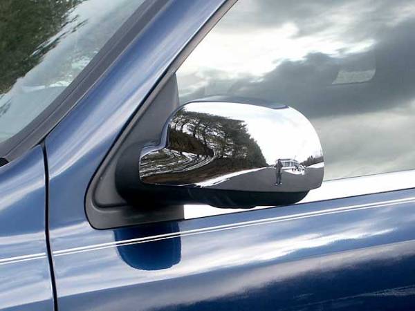 QAA - MC42293 Chrome Plated ABS plastic Mirror Cover 2Pc 2002-2008 Chevrolet Trailblazer QAA