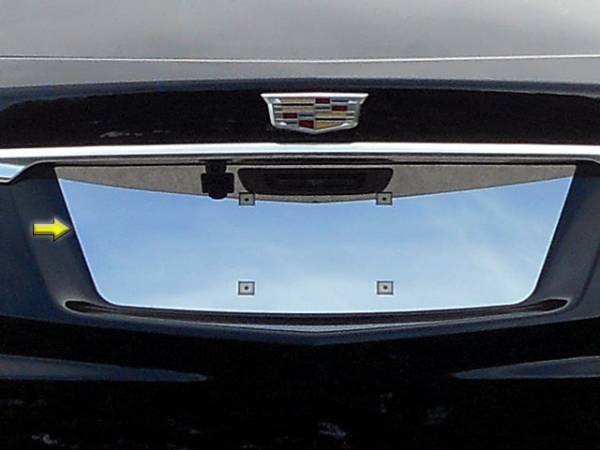 QAA - LP57260 Stainless Steel License Plate Bezel 1Pc 2017-2025 Cadillac XT5 QAA