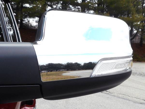 QAA - MC59937 Chrome Plated ABS plastic stick on Mirror Cover 2Pc 2019-2024 Ram Trucks Ram QAA