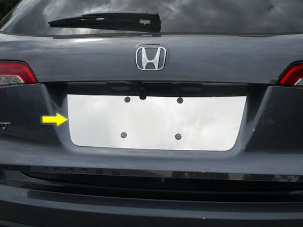 QAA - LP16260 Stainless Steel License Plate Bezel 1Pc 2016-2022 Honda Pilot QAA