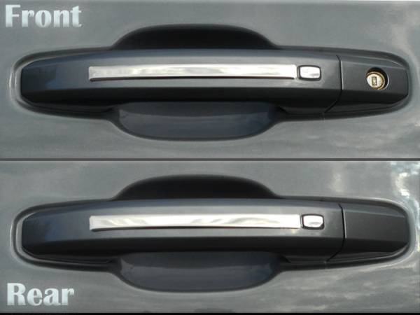 QAA - DH59175 Stainless Steel Door Handle Accent 4Pc 2019-2024 Chevrolet Silverado QAA