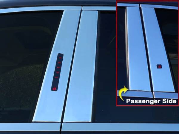 QAA - PP60620 Stainless Steel Pillar Trim 4Pc 2020-2025 Lincoln Aviator QAA