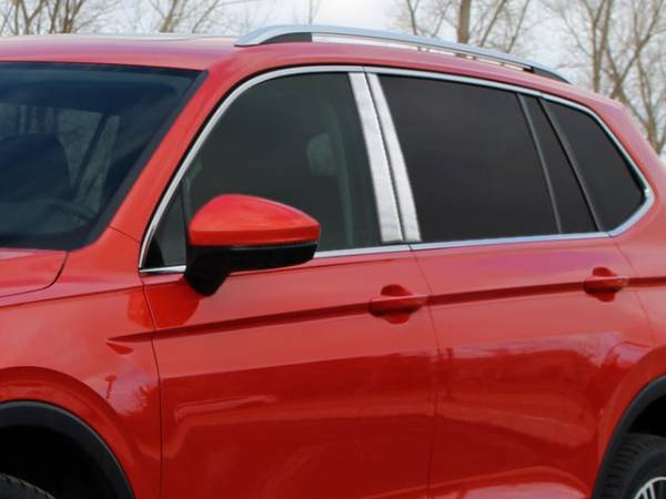 QAA - PP18650 Stainless Steel Pillar Trim 4Pc 2018-2024 Volkswagen Tiguan QAA