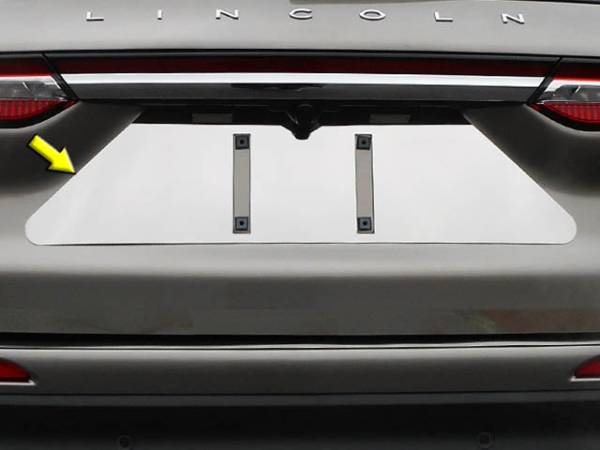 QAA - LP60610 Stainless Steel License Plate Bezel 1Pc 2020-2024 Lincoln Corsair QAA