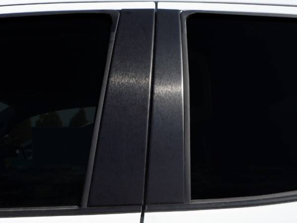 QAA - PP27145B Brushed Matte Black Aluminum Pillar Trim 4Pc 2008-2022 Toyota Sequoia QAA