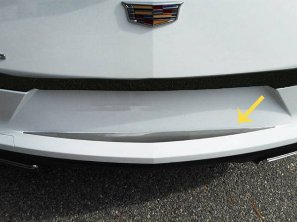 QAA - RB60245 Stainless Steel Rear Bumper Accent 1Pc 2020-2024 Cadillac CT4 QAA