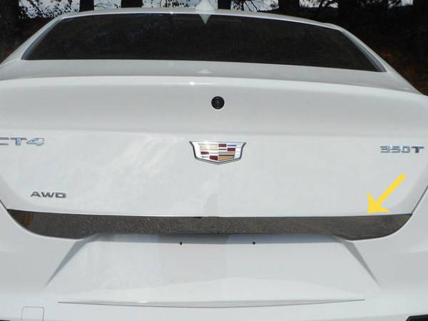 QAA - RD60245 Stainless Steel Rear Bumper Accent 1Pc 2020-2024 Cadillac CT4 QAA