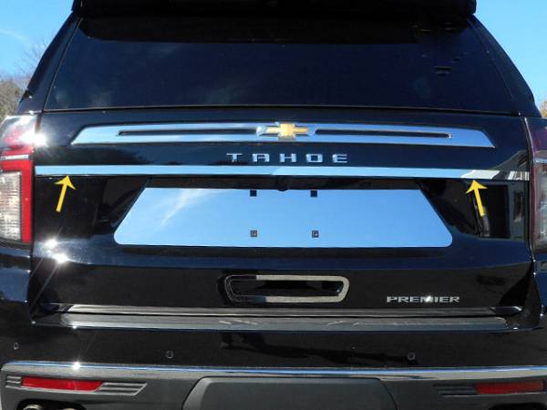 QAA - TP61190 Stainless Steel Trunk Accent Trim 1Pc 2021-2024 Chevrolet Tahoe QAA