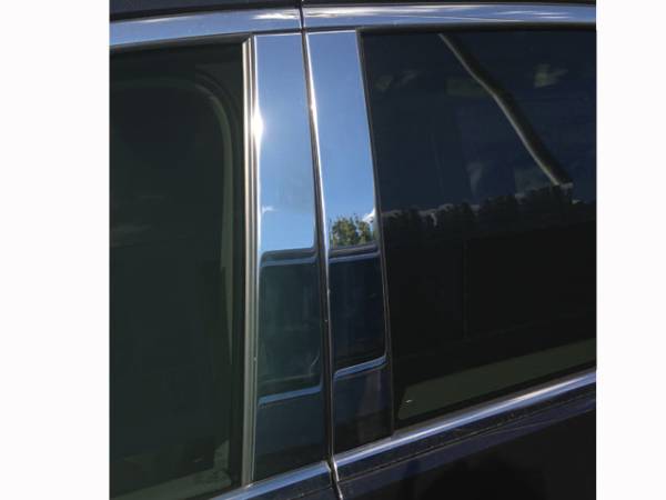 QAA - PP57750 Stainless Steel Pillar Trim 4Pc 2017-2024 Chrysler Pacifica QAA