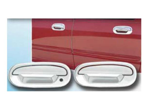 QAA - DH37304 Chrome Plated ABS plastic Door Handle Cover 4Pc 1997-2003 Ford F-150 QAA