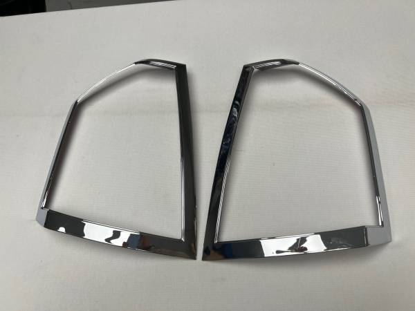 QAA - TL48765 Chrome Plated ABS plastic Tail Light Bezels 2Pc 2008-2010 Chrysler 300 QAA