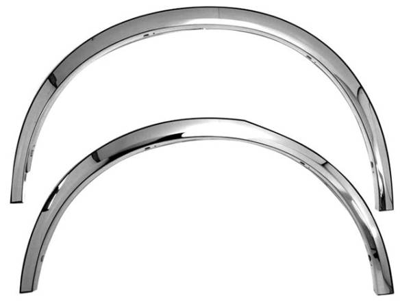 QAA - WZ55150 Molded Stainless Steel Wheel Well Fender Trim 4Pc 2015-2022 Chevrolet Colorado QAA