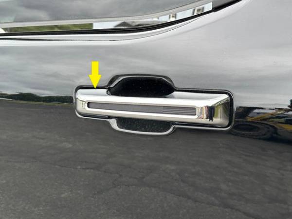 QAA - DH62310 Chrome Plated ABS plastic Door Handle Cover 4Pc 2022-2024 Ford Maverick QAA