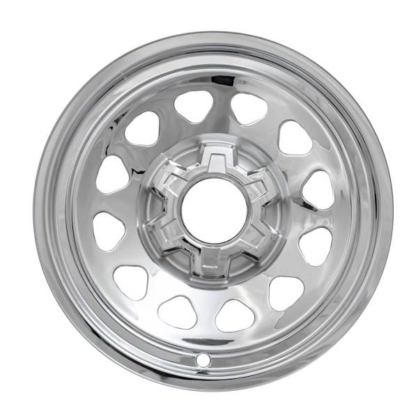 QAA - HUB59170 Chrome Plated ABS plastic Wheel Cover Hub Cap 4Pc 2019-2023 Chevrolet Silverado QAA