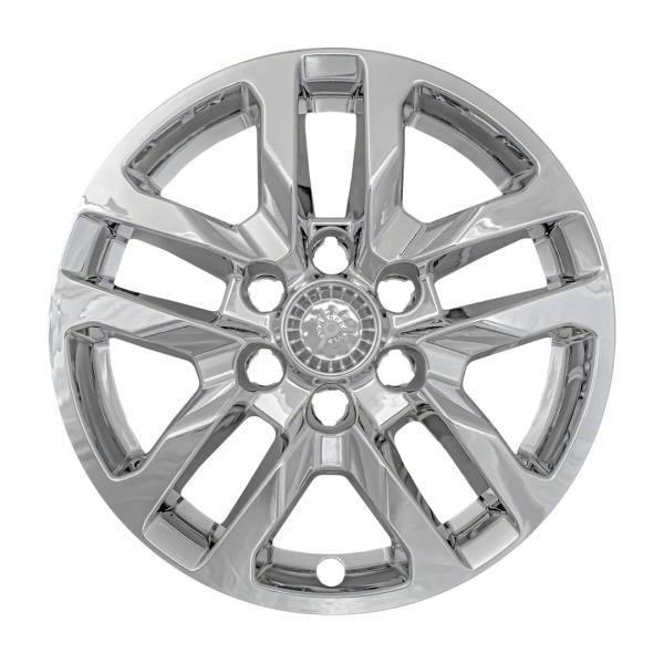 QAA - HUB59172 Chrome Plated ABS plastic Wheel Cover Hub Cap 4Pc 2019-2023 Chevrolet Silverado QAA