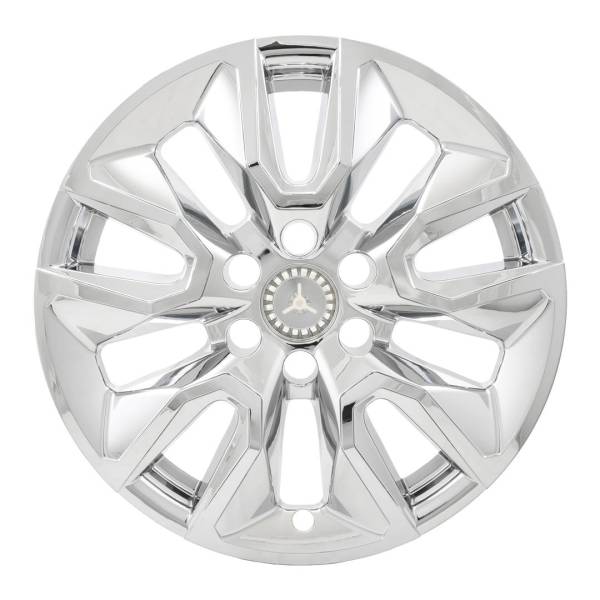 QAA - HUB59174 Chrome Plated ABS plastic Wheel Cover Hub Cap 4Pc 2019-2023 Chevrolet Silverado QAA