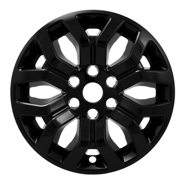 QAA - HUB61310B Black Gloss Plated ABS Plastic Wheel Cover Hub Cap 4Pc 2021-2025 Ford F-150 QAA