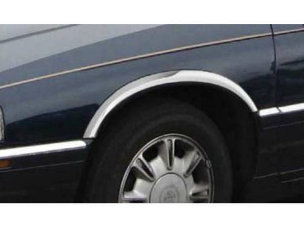 QAA - WZ32230 Molded Stainless Steel Wheel Well Fender Trim 4Pc 1992-2004 Cadillac Eldorado QAA