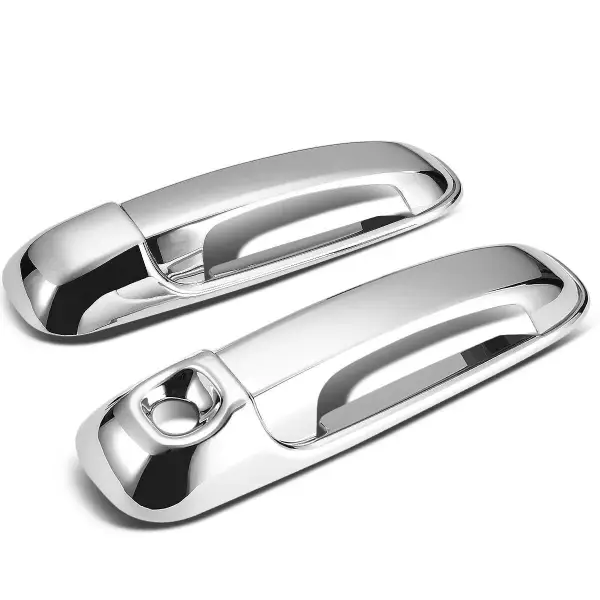 QAA - DH42931 Chrome Plated ABS plastic Door Handle Cover 2dr 1 driver keyhole 2002-2008 Dodge Ram QAA