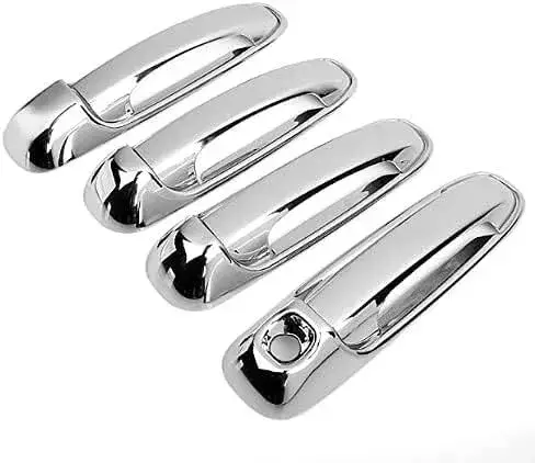 QAA - DH42935 Chrome Plated ABS plastic Door Handle Cover 8Pc 2002-2008 Dodge Ram QAA