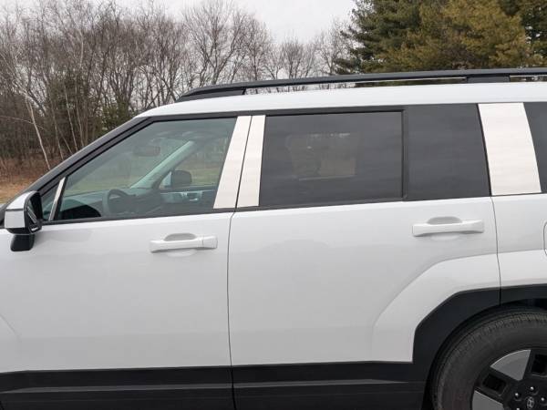 QAA - PP74337 Stainless Steel Pillar Trim 8Pc 2024-2026 Hyundai Santa Fe QAA