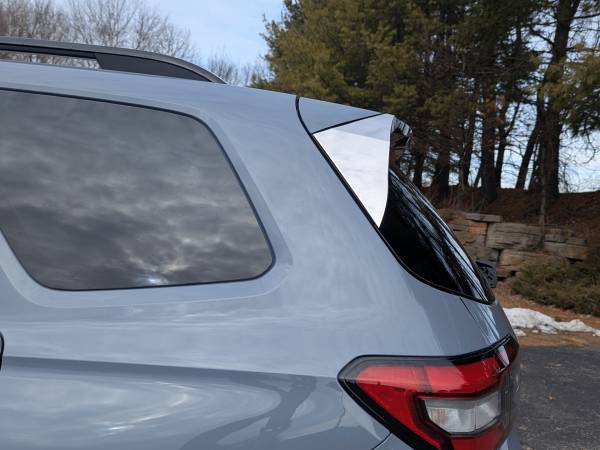 QAA - RW73260 Stainless Steel Rear Window Trim 2Pc 2023-2026 Honda Pilot QAA