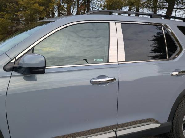 QAA - PP73262 Stainless Steel Pillar Trim 8Pc 2023-2026 Honda Pilot QAA