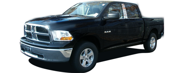 QAA - DH49936 Chrome Plated ABS plastic Door Handle Cover 8Pc 2009-2018 Ram 1500, 19-26 Ram 1500 CLASSIC, 2010-2026 Ram 2500, 2010-2026 Ram 3500 2006-2010 Jeep Commander, 2005-2010 Jeep Grand Cherokee QAA