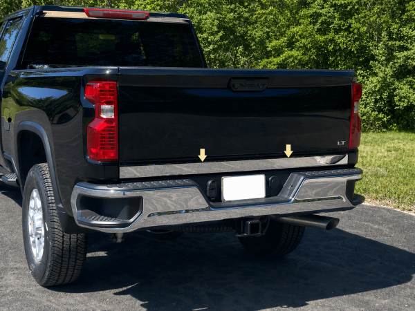 QAA - RT60184 Stainless Steel Tailgate Accent 1Pc 2020-2025 Chevrolet Silverado HD QAA