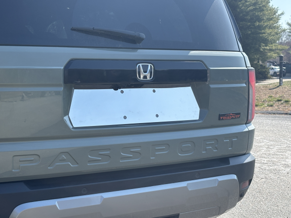QAA - LP76220 Stainless Steel License Plate Bezel 1Pc 2026 Honda Passport QAA