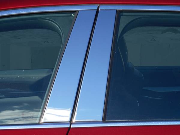QAA - PP56230 Stainless Steel Pillar Trim 4Pc 2016-2020 Cadillac CT6 QAA