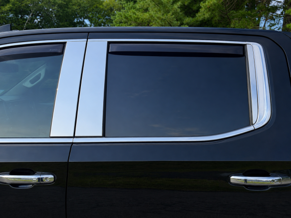 QAA - PP59281 Stainless Steel Pillar Trim 6Pc 2019-2026 GMC Sierra QAA