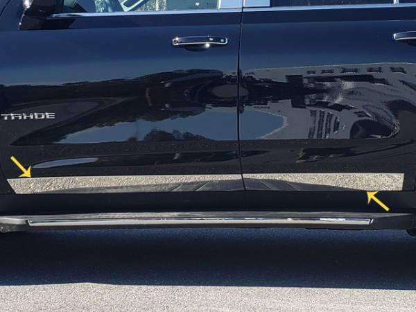 QAA - TH61198 Stainless Steel Rocker Panel Trim 4Pc 2021-2026 Chevrolet Suburban QAA