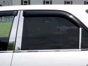 PP21298 Stainless Steel Pillar Trim 6Pc 2001-2006 Acura MDX QAA