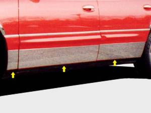 TH37580 Stainless Steel Rocker Panel Trim 6Pc 1997-2005 Buick Park Avenue QAA