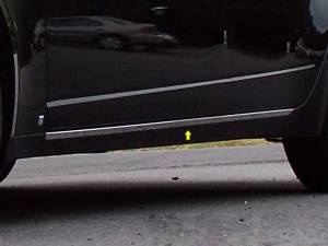 TH48250 Stainless Steel Rocker Panel Trim 2Pc 2008-2013 Cadillac CTS QAA