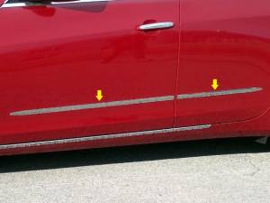 AT54250 Stainless Steel Side Accent Trim 4Pc 2014-2019 Cadillac CTS QAA