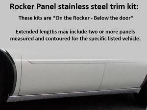 TH40242 Stainless Steel Rocker Panel Trim 6Pc 2006-2011 Cadillac DTS QAA