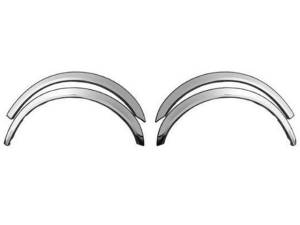 WZ29540 Molded Stainless Steel Wheel Well Fender Trim 4Pc 2009-2010 Nissan Maxima QAA