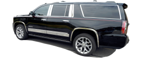 QAA - DH54195 Chrome Plated ABS plastic Door Handle Cover 8Pc 2015-2020 Cadillac Escalade QAA - Image 9