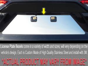 QAA - LP38236 Stainless Steel License Plate Bezel 1Pc 1998-2004 Cadillac Seville QAA - Image 1